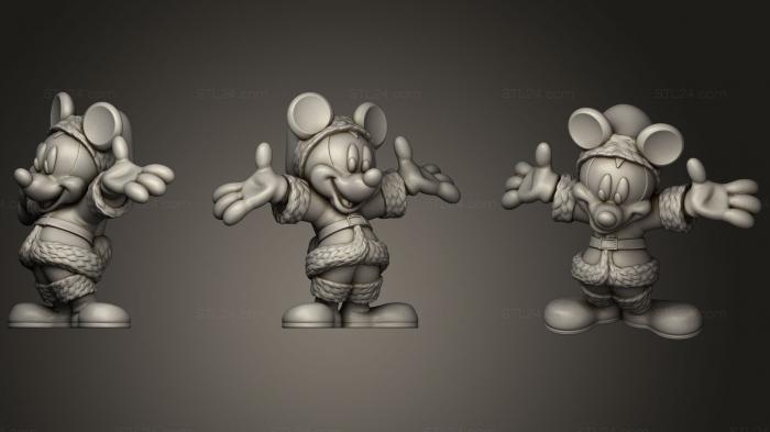 Игрушки (Микки Маус, TOYS_0698) 3D модель для ЧПУ станка